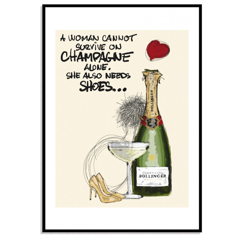 Champagne Shoes Alkohol Vin