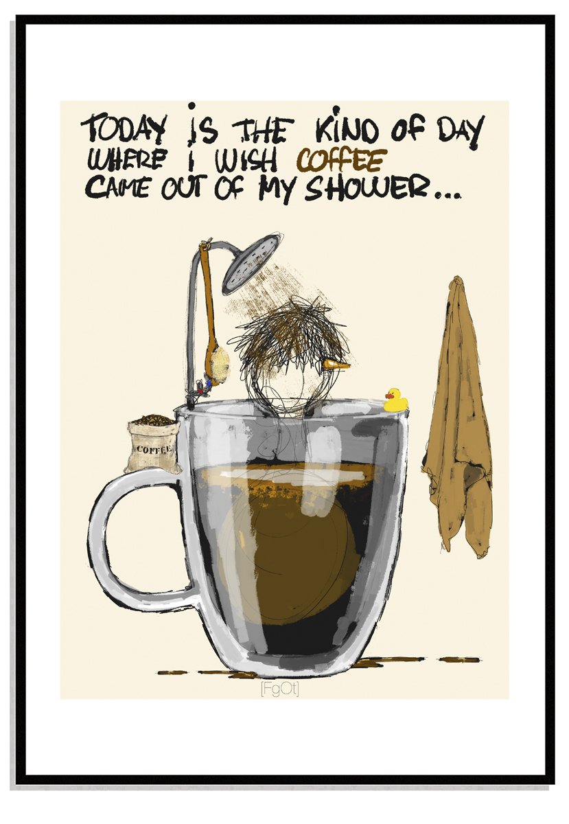 Coffee shower... Kaffe